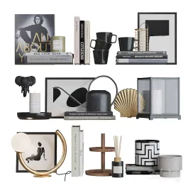 Decor shelf set